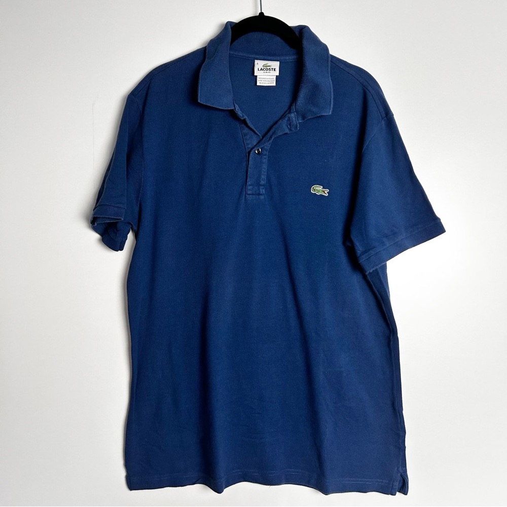 Lacoste blue polo shirt